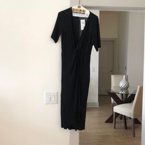 Midi black dress